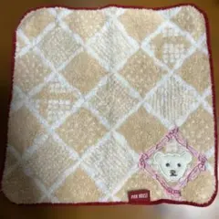 PINK HOUSE タオルハンカチ ベアモチーフのサムネイル
