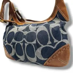 COACH Signature Denim Hobo Bag Y2K