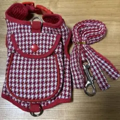 24時間以内発送✨️犬 ハーネス リードセット ペット用品 胴輪 着脱簡単 M