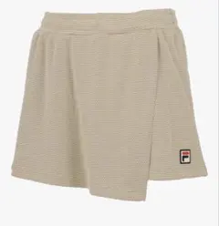 FILA ベージュ　ラップスコート風パンツ 新品タグ付き
