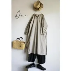 grin ベージュワンピース