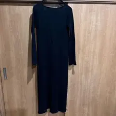 emmi ネイビー リブニットワンピース サイズ0 - メルカリ