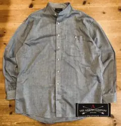 シャツ 古着 90s ARROW アロー USA製 16 ノーカラー 極美品