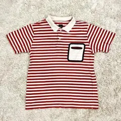 【SHIPS JET BLUE】半袖ポロシャツ Mサイズ ボーダー シップスのサムネイル