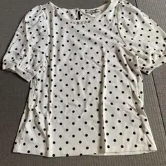 OLIVE des OLIVE ドット柄パールビジュー 半袖カットソーのサムネイル