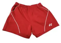 YONEX バドミントンパンツ ユニM 赤