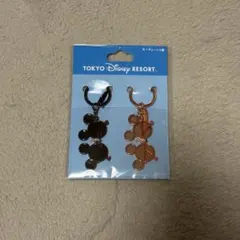 東京ディズニーリゾート ミッキーサングラス型キーホルダー 2個セット
