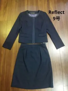 美品♪リフレクト セットアップ ノーカラー 9号 フォーマル セレモニー M