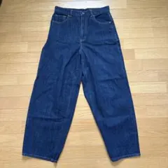 GU ワイドデニムパンツ XL ブルー　良品