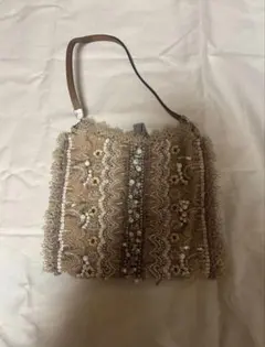 超希少　JAMIN PUECH 刺繍ビーズハンドバッグ