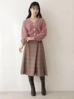 ジルバイジルスチュアート チェック スカート フレアスカート Aラインスカート