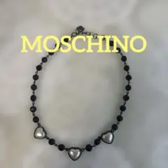 MOSCHINOブラックビーズ ネックレスのサムネイル