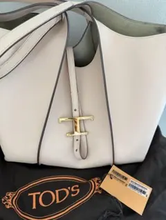 Tod's タイムレス ショッピングバッグ ピンクベージュ 美品のサムネイル