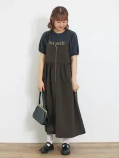 sm2 ナイロンジップキャミワンピース　サマンサモスモス