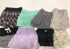女の子スカート　キュロット130cm