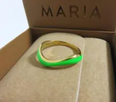 MARIA BLACK Aura Neon Green Ring Gold 52のサムネイル