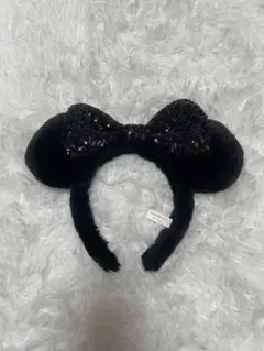 ミニーマウス風カチューシャ 黒