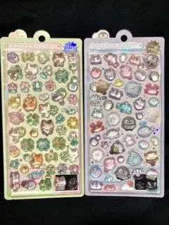 ボンボンドロップシール オリジナル ねこねこ ぷかぷか 2点セット 正規品