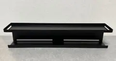 山崎実業 Yamazaki テレビ裏収納ラック スマート ブラック