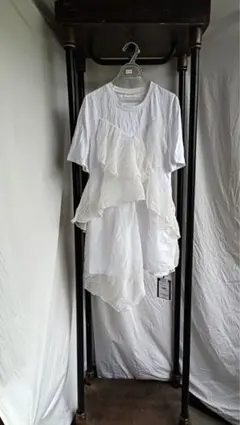 ガサGASA＊マヌテリアmanuteria✨アンティークレースリメイクTシャツ ガサGASA＊マヌテリアmanuteria✨アンティークレースリメイクTシャツ