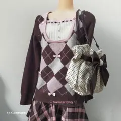 姫系 アーガイルニット himekaji neopolitan himekei