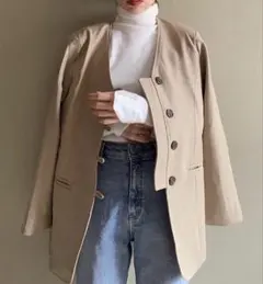 ノーカラージャケット