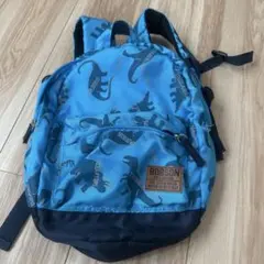 BOBSON 恐竜柄 キッズ リュック ブルー