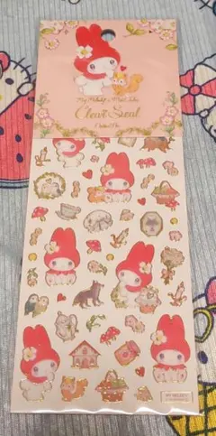 マイメロディ クリアシール 金箔押し