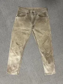 70S levi's 505 コーデュロイ 茶色 32x30 タロンジップ