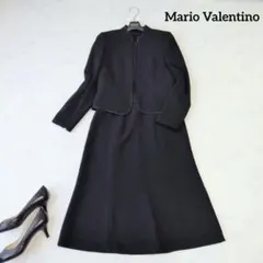 美品】VALENTINO ROMA シルク混 スカートセットアップ 黒 - メルカリ