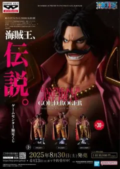 バンプレくじ ゴール・D・ロジャー B賞 アニメカラー