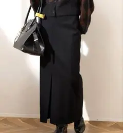 美品　ジャーナルスタンダードレサージュLUMINARYウールロングスカート　38