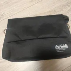 ALL PACKERS ショルダーバッグ ブラック 約25x17cm