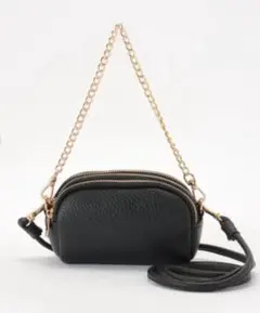 【極美品】IENA VELETTO ベレット ミニショルダーバッグ　ブラック