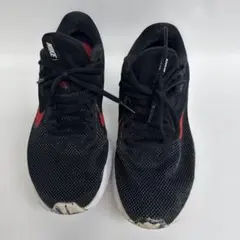 Nike ランニングシューズ ブラック/レッド　25.5cm
