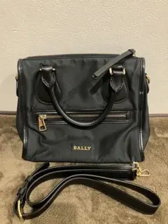 BALLY 紺ミニハンドバッグ
