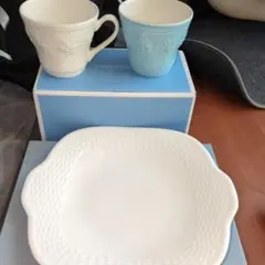WEDGWOOD　マグカップ　ペア　お皿　セット　新品未使用