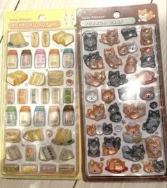 ボンボンドロップシール/和柄2種