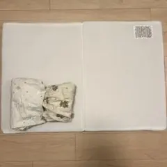 【サンデシカ】立体ファイバー ベビー布団 ミニ60×90cm シーツ2枚付