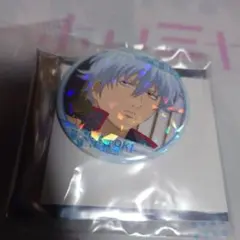 銀魂　ホログラム缶バッジ　坂田銀時