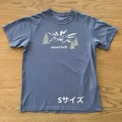 モンベル　ウィックロンTシャツ　男女兼用　Sサイズ　ブルー