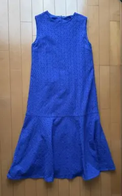groveカットワーク刺繍ロングワンピース ロイヤルブルーSサイズのサムネイル