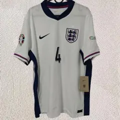 2024 イングランド代表 4 ライス ホーム ユニフォーム