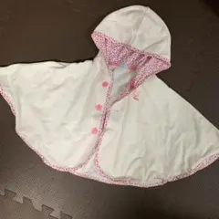 ミキハウス ベビー ポンチョ ケープ 70~90フリーサイズ