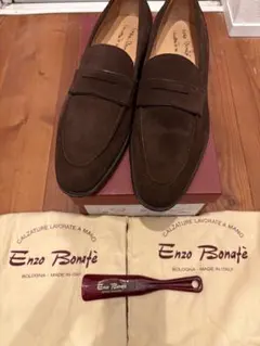 美品Enzo Bonaféエンツォボナフェ ローファー 8 1/2 lunaのサムネイル