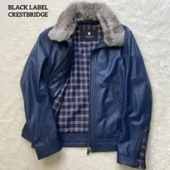 ブラックレーベルクレストブリッジ ラムレザーライダース 2way