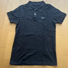 Hollister レディース 半袖ポロシャツ ブラックのサムネイル