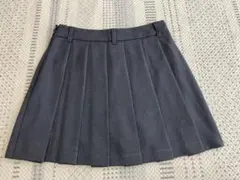 GU グレー プリーツスカート