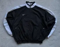 K*P様 00s NIKE TEAM ナイロンジャケット 刺繍ロゴ 切替 バイカ