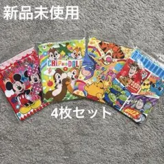 【新品未使用】ディズニー キャラクター 巾着袋 ポーチ 4枚セット